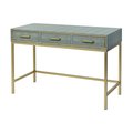 Elk Home Sands Point Desk - 3 Drawer Gray 3169-101B